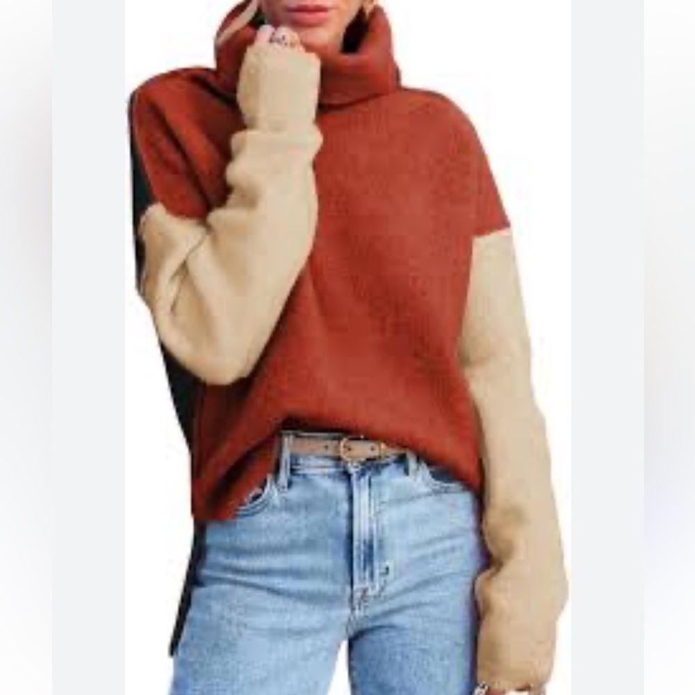 Simons | Twik Colorblock Sweater -EUC -Sz S -Fall ! 🍂​